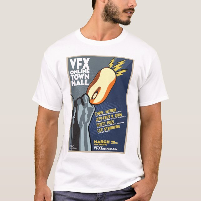 VFX Town Hall : Lightning T-Shirt (Front)