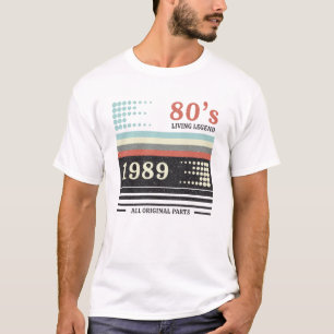 Vhs Cassete 1989 Limited Edition Birthday Gift T-Shirt