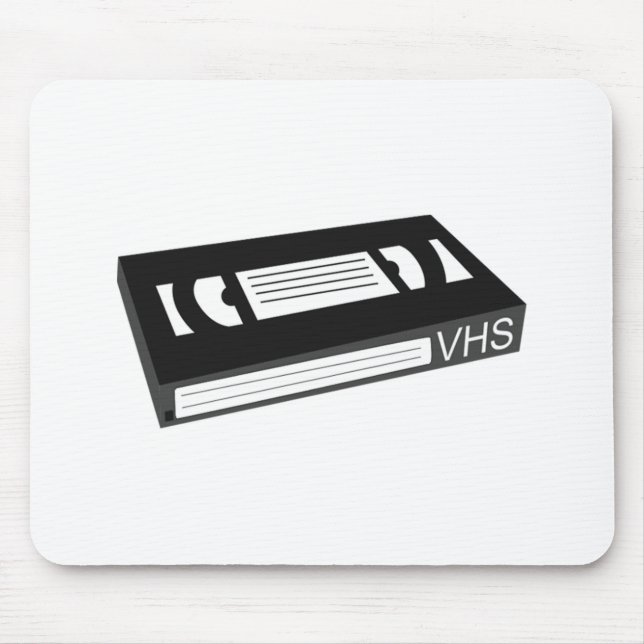 VHS Cassette Tape Mouse Pad (Front)