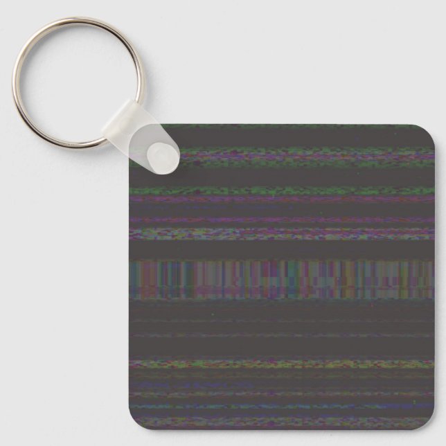 VHS Glitch Variant 3 Keychain (Front)