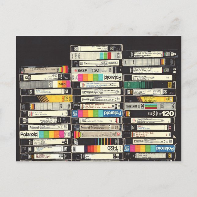 VHS Tapes Postcard (Front)