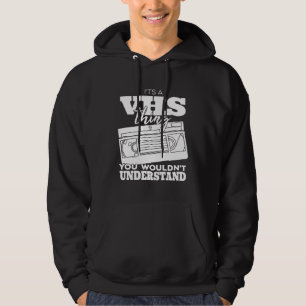 VHS Video Cassette Tape Collector Hoodie