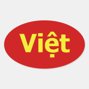 Việt Oval Sticker