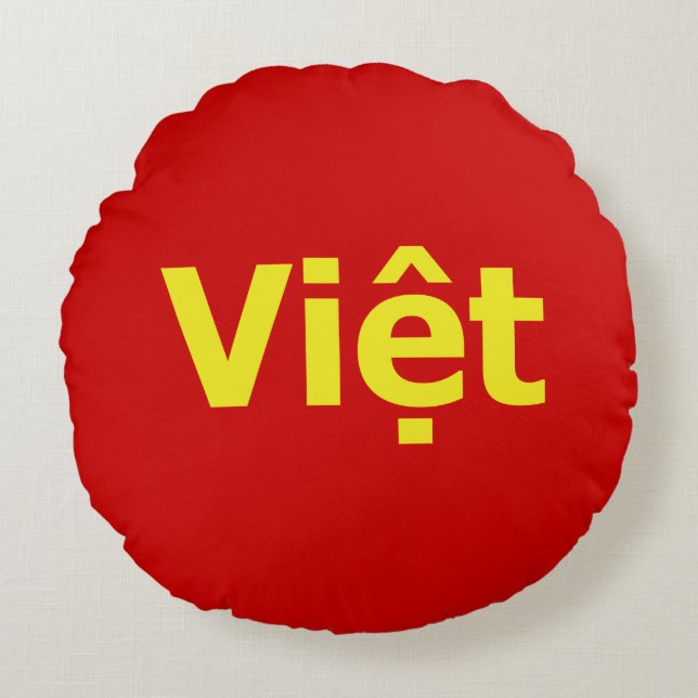 Việt Round Pillow (Front)