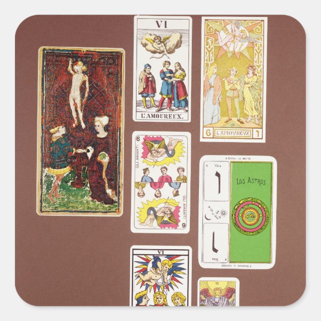 VI The Lovers Square Sticker (Front)