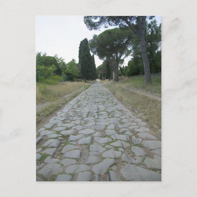 Via Appia  Appian way, roman roadway Postcard (Front)