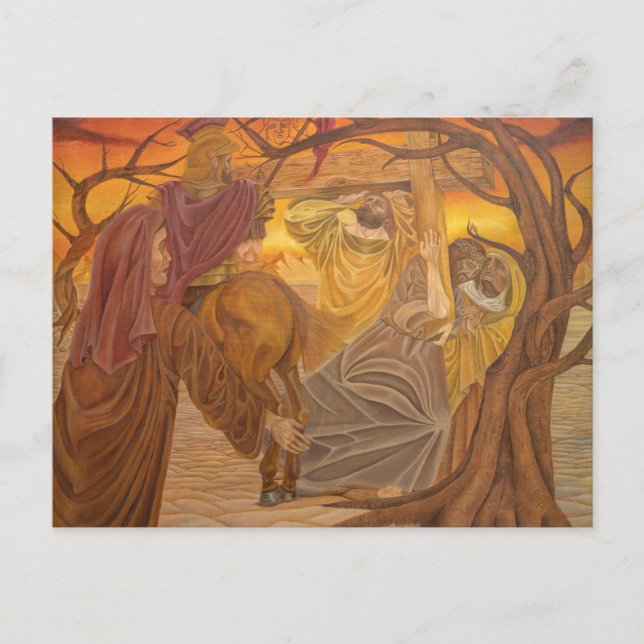 Via crucis holiday postcard (Front)