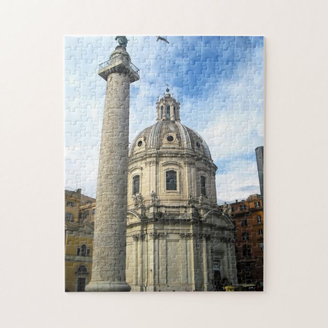 Vía Dei Fori Imperiali. Jigsaw Puzzle (Vertical)