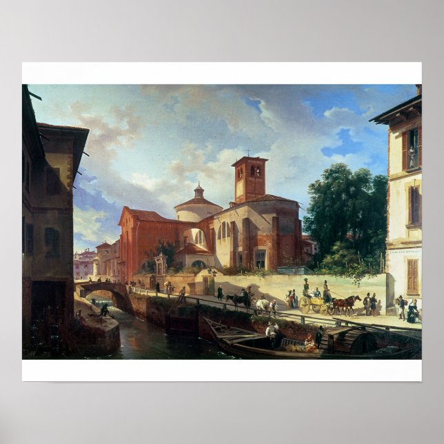 Via Fatabene Fratelli, Milan, 1830 Poster (Front)