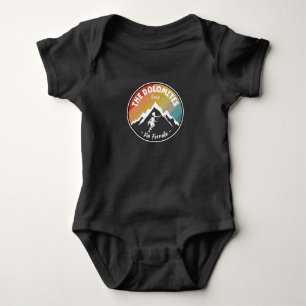 Via Ferrata The Dolomites Italy Baby Bodysuit