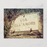 Via la carte postale italienne Dell' Amore (Street