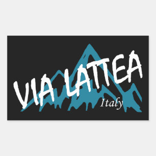 Via Lattea Mountains Sticker