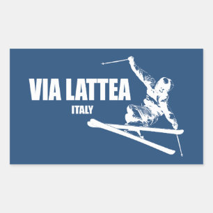 Via Lattea Skier Sticker