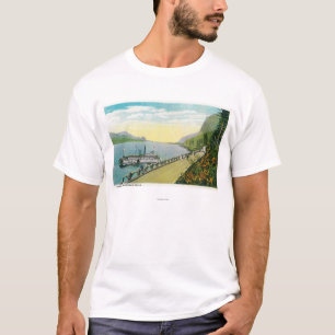 Viaduct Near Multnomah Falls, Columbia River T-Shirt