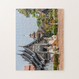 Viaharn in Wat Chedi Luang, Chiang Mai, Thailand Jigsaw Puzzle