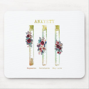 Vial Test Tube Anxiety Mouse Pad