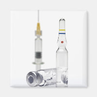 Vials containing medicine for injections and