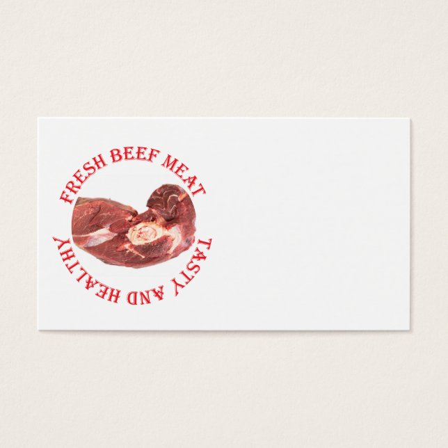 Viande de boeuf fraîche (Devant)