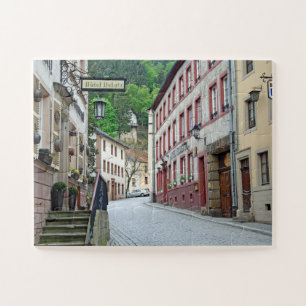 Vianden, Luxembourg street scene Jigsaw Puzzle