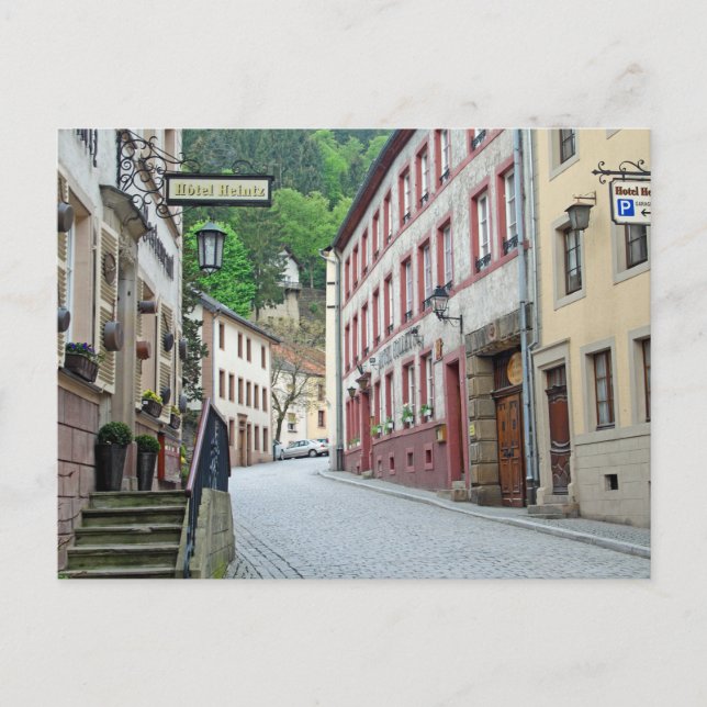 Vianden, Luxembourg street scene Postcard (Front)