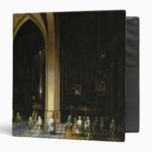 Viaticum in the Interior of a Church Binder