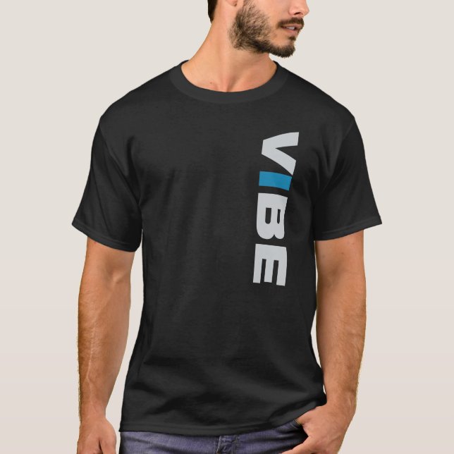 VIBE (black) Tee - front+back (Front)