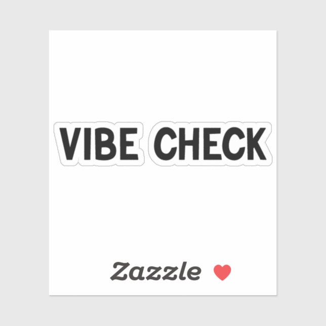 Vibe Check Sticker (Sheet)