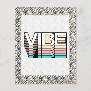 Vibe Retro Aesthetic Modern Mood Typography Flyer