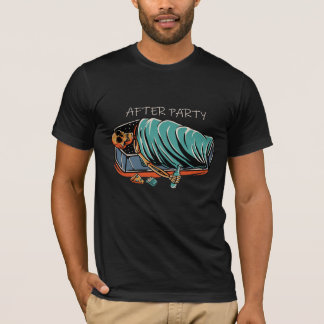 Vibes après la fête | T-shirt de la fête marrante