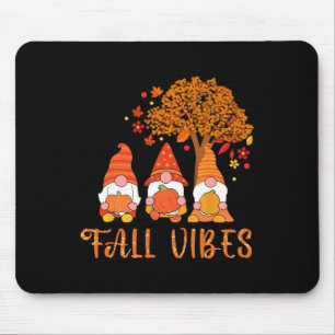 Vibes Autumn Season Thanksgiving Pumpkin  Mouse Pad
