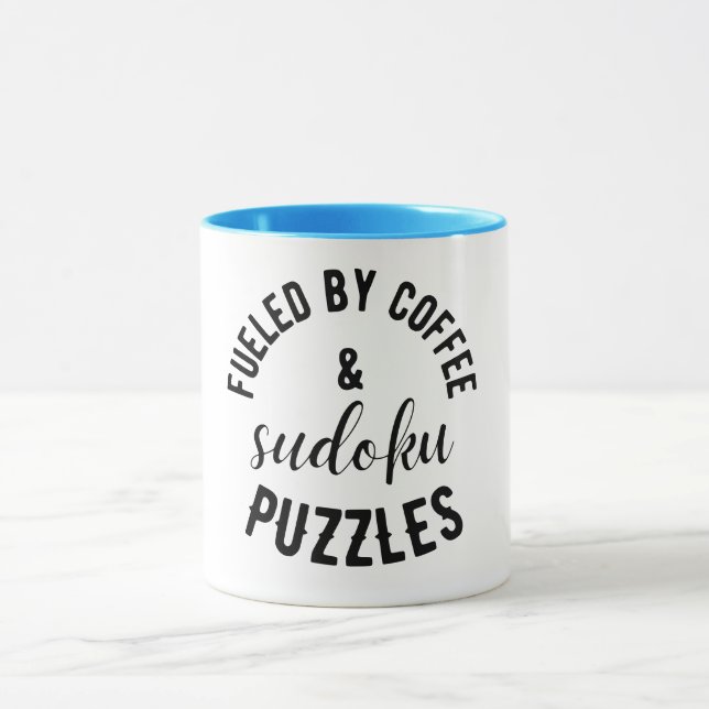Vibes colorées : Personnaliser Sudoku café Mug (Centre)