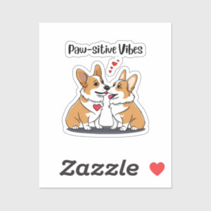 Vibes Corgis in Love
