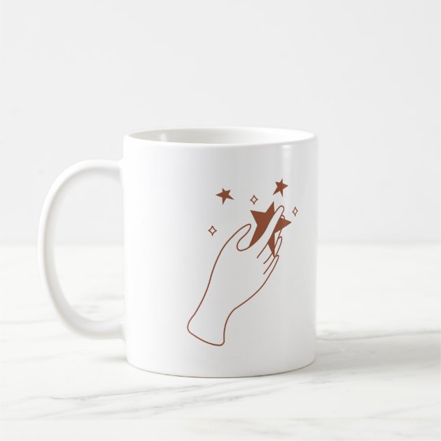 Vibes d'astrologie des mains magiques Café Mug (Gauche)