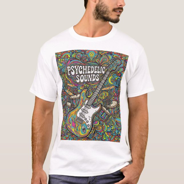 Vibes de musique psychédélique T-Shirt graphique r (Devant)