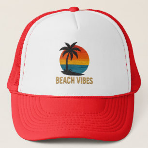 Vibes de plage, Casquette de palmier couché de sol