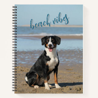 Vibes de plage personnalisable grand carnet