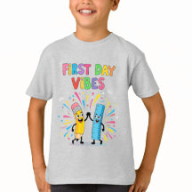 Vibes de première journée T-shirt enfant - Retour 