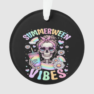 Vibes de Summerween Douce Fille Squelette Été Hall