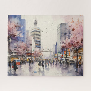 Vibes de Tokyo - Puzzle d'art Cityscape