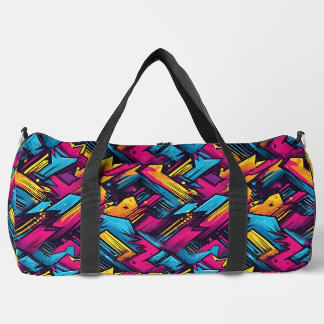 Vibes de ville vibrantes Urban Pop Duffel sac (Recto)