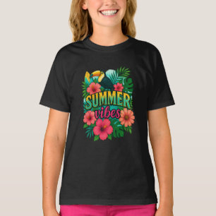 Vibes d'été tropicales T-shirt Toucan - Bold Flora