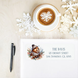 Vibes d'hiver Beaver - Adresse de retour