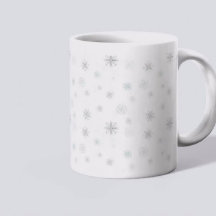 Vibes d'hiver congelées - Mug de flocon de neige a
