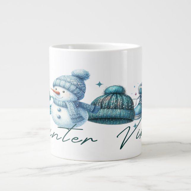 Vibes d'hiver Mug : Une Mug Confortable et Festive (Devant)