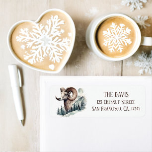 Vibes d'hiver Rocky Mountain Bighorn Sheep - Retou