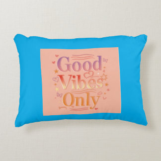Vibes for a good day accent pillow