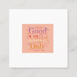 Vibes for a good day appointment card
