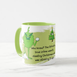 Vibes Grinch Mug Café - Sips Parfaitement Joués
