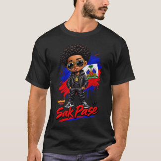 **Vibes Haïtiennes | Sak Pase T-Shirt Fierté Haïti