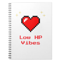 Vibes HP basse - Carnet de joueur de coeur Pixel
